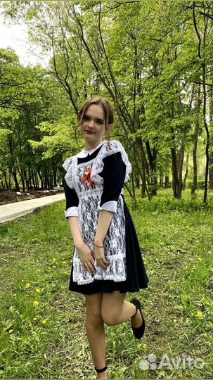 Школьный фартук и платье