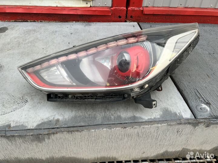 Фары на hyundai Solaris 2