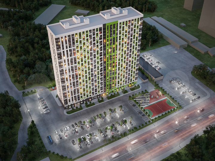 2-к. квартира, 62,5 м², 16/26 эт.