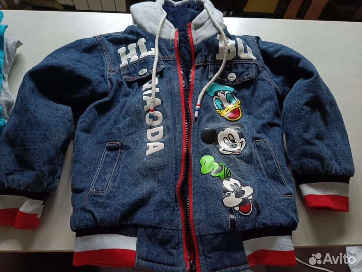 Джинсовая куртка утепленная