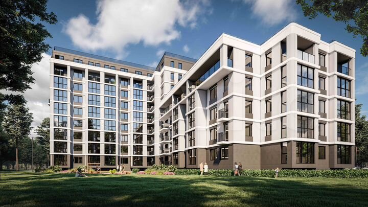 3-к. квартира, 96,4 м², 8/9 эт.