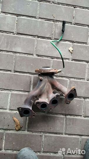 Renault logan 1 коллектор выпускной