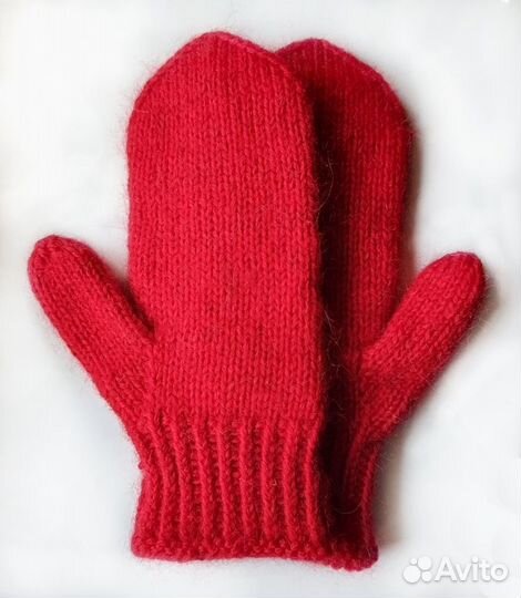 Варежки спицами