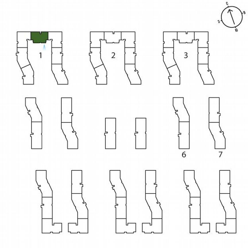 1-к. квартира, 39,3 м², 3/3 эт.