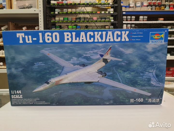 Сборная модель самолета 1 144