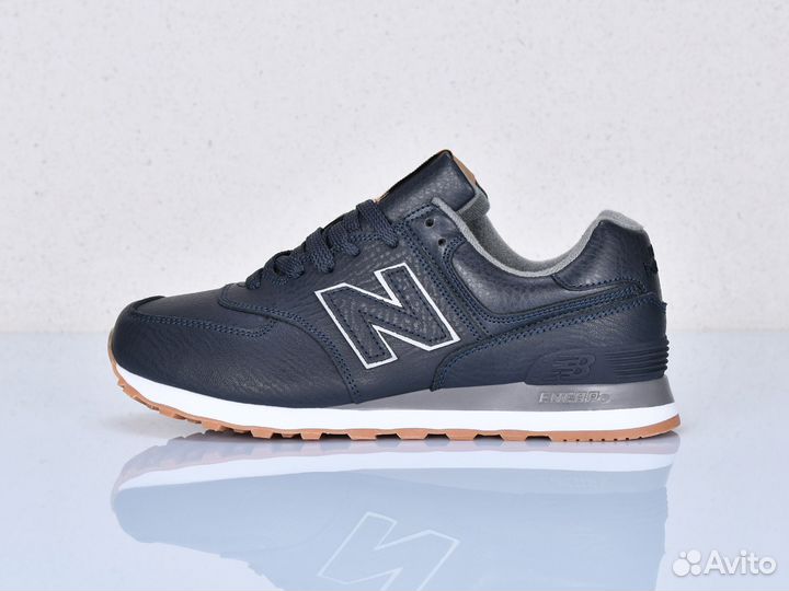 Кроссовки New Balance 574 натуральная кожа