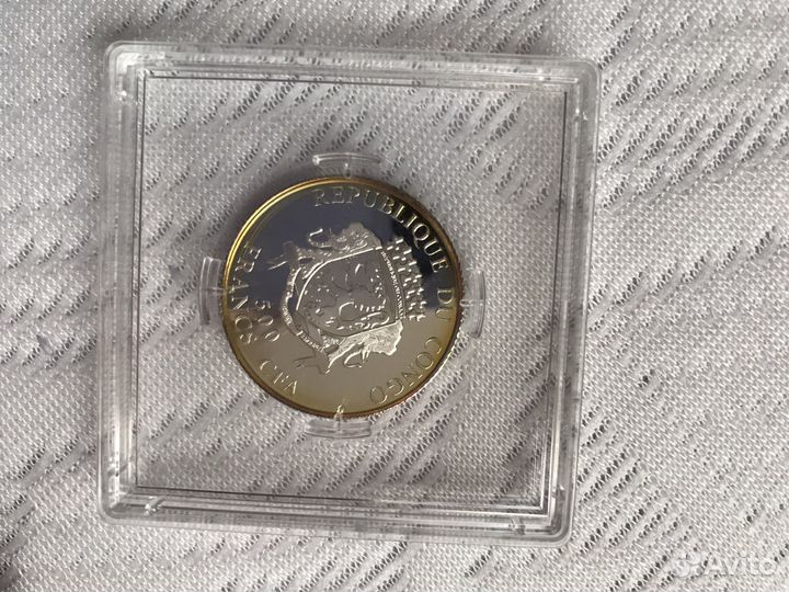 Монета 500 франков Конго, 2014 год