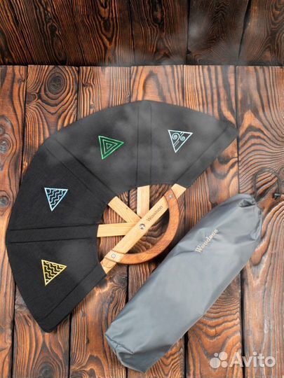 Веер для бани Пятый элемент дуб, малый