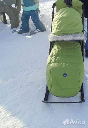 Детские санки коляска бу