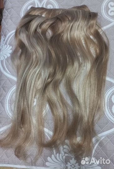 Искусственные волосы на заколках