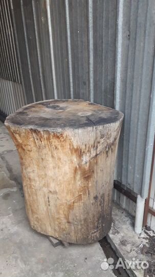 Колода дубовая для рубки мяса