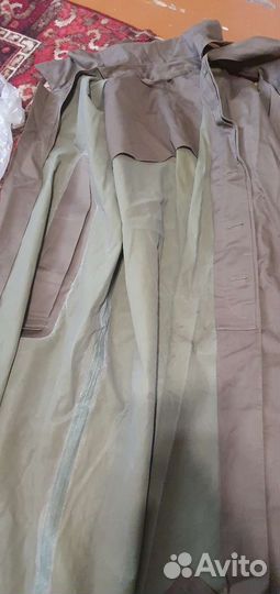 Плащ палатка офицерская военная с капюшоном СССР