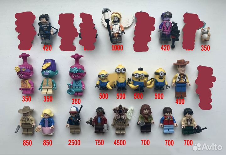 Lego минифигурки stranger things Overwatch