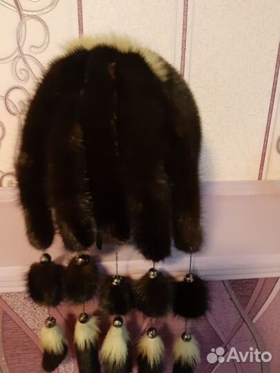 Шапка норковая женская бу