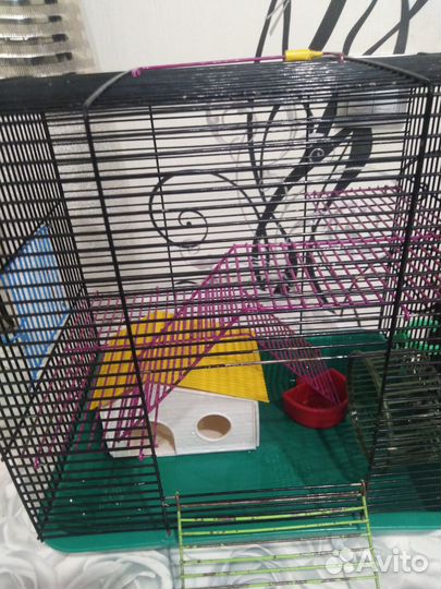 Клетка для грызунов 30.5*21*32(высота)