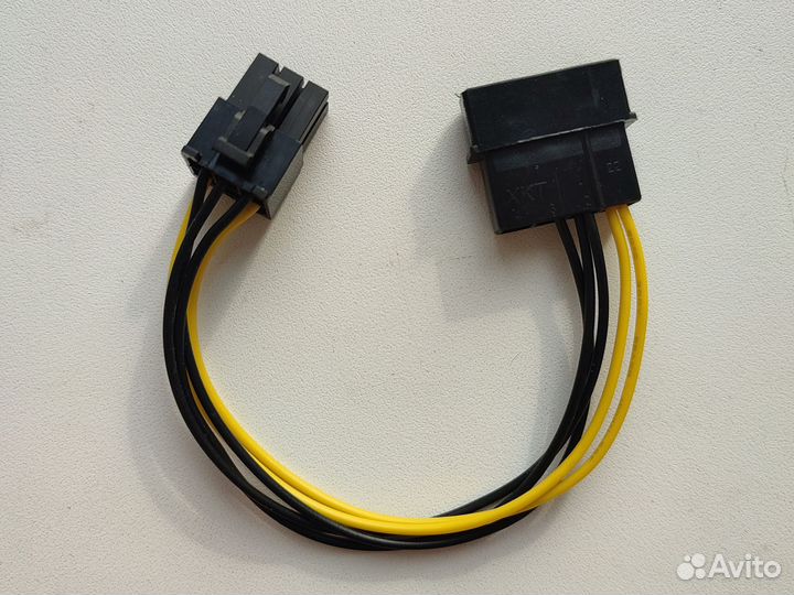 Переходник для питания видеокарты Molex - 6 pin