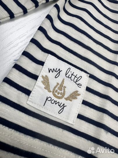 Лонгслив для девочки 128 пони