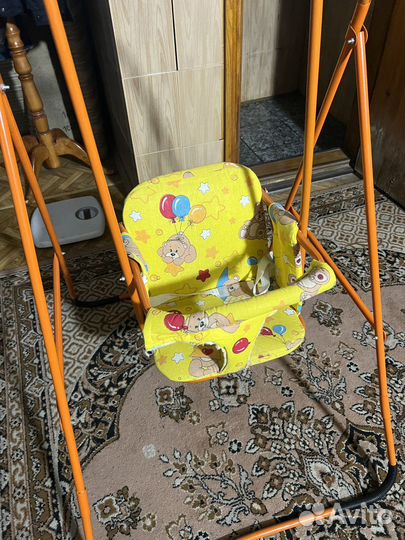 Детская качель напольная