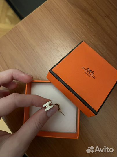 Серьги hermes