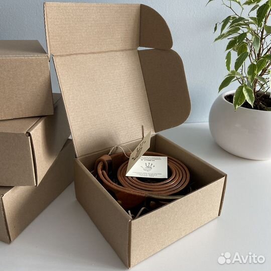 Мужской ремень из натуральной кожи