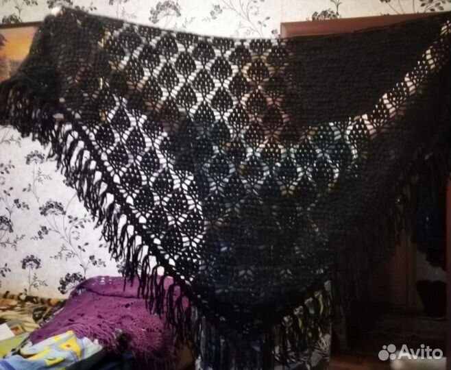 Платок шаль шерсть