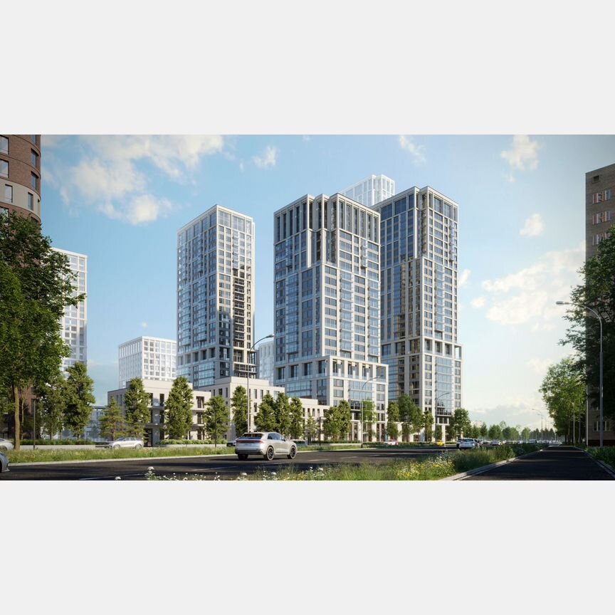 2-к. квартира, 64,3 м², 28/29 эт.