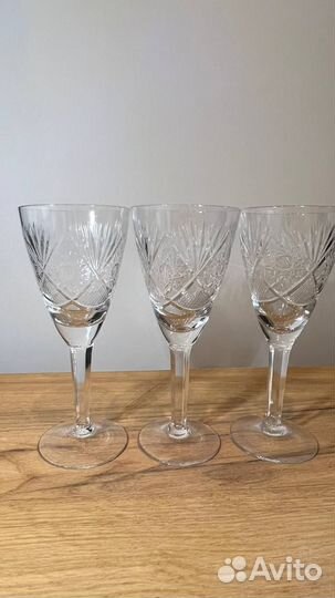 Хрустальные фужеры СССР, 18см