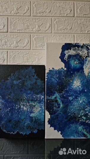 Картина акрилом на холсте