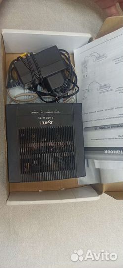 Модем adsl2 с портом интернет Zyxel p600