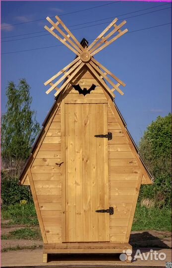 Дачный туалет с установкой