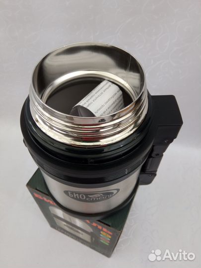 Термос для еды биосталь новый 600 грамм