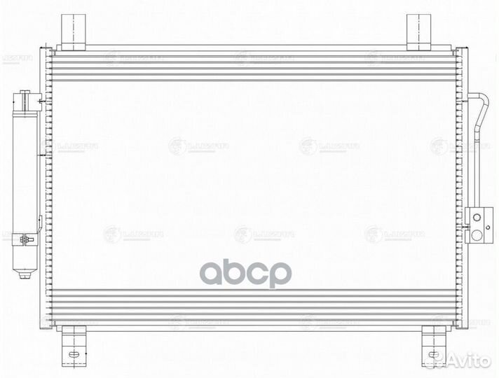 Радиатор кондиц. для а/м Nissan Pathfinder (12