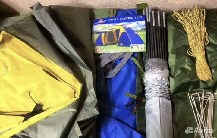 Палатка 4х местная с тамбуром