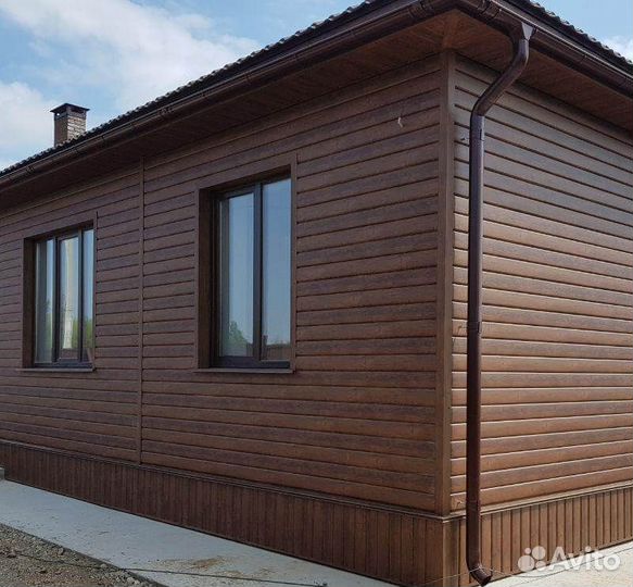 Сайдинг для наружной отделки дома.Металл и винил