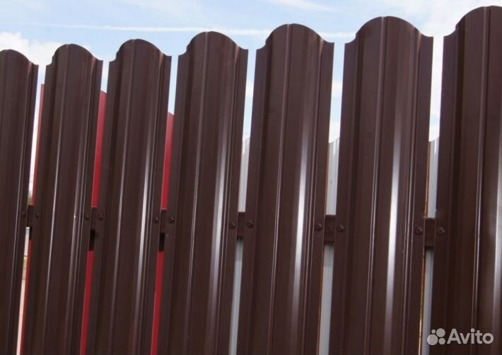 Штакетник металлический, в наличии и под заказ