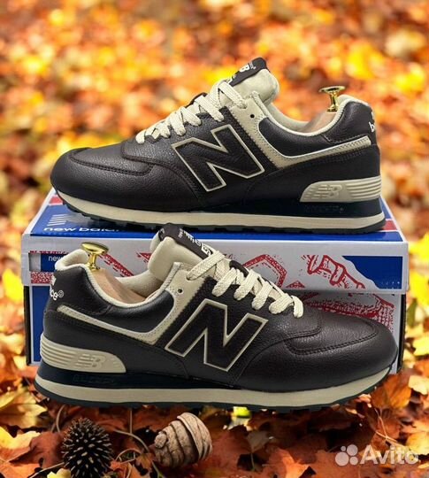 New Balance 574 кожаные