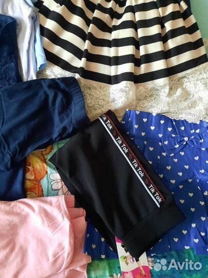 Пакет вещей на девочку рост 134 140