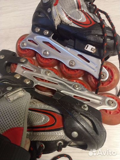 Роликовые коньки детские раздвижные