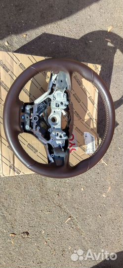 Руль кожаный коричневый Lexus RX200T / 300 / 450H