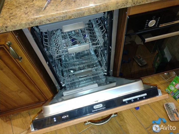 Установка посудомоечной машины, бытовой техники