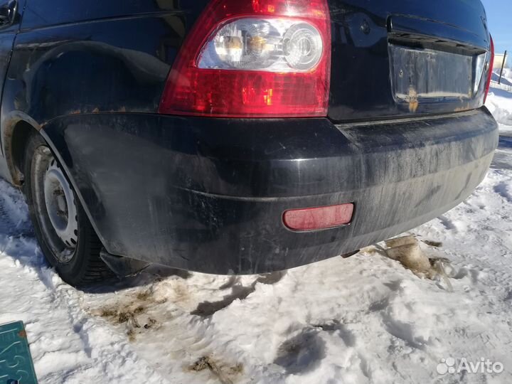 Бампер задний Лада Приора седан