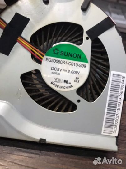 Вентилятор для ноутбука: Lenovo Ideapad S300, S400
