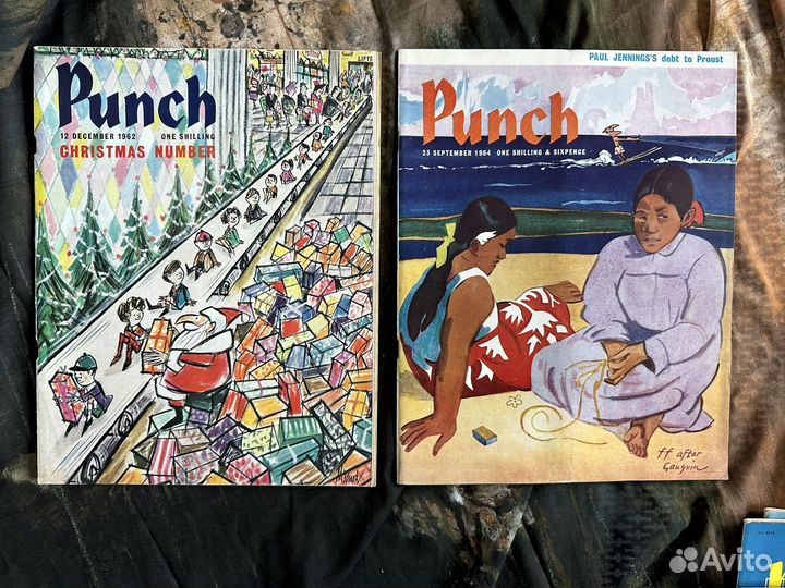 Журнал Punch (английская сатира), 1960е, винтаж