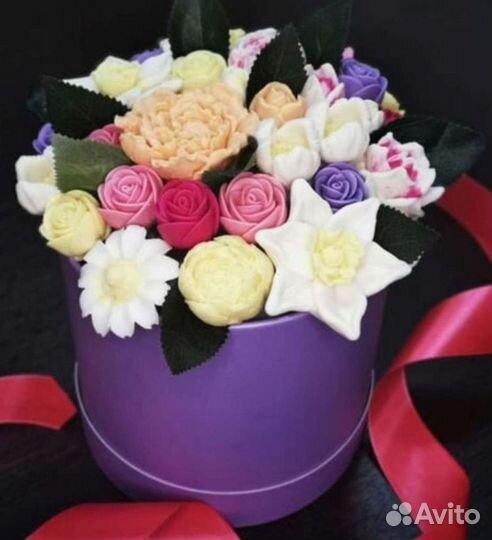 Букет из шоколадных цветов, сладкий букет