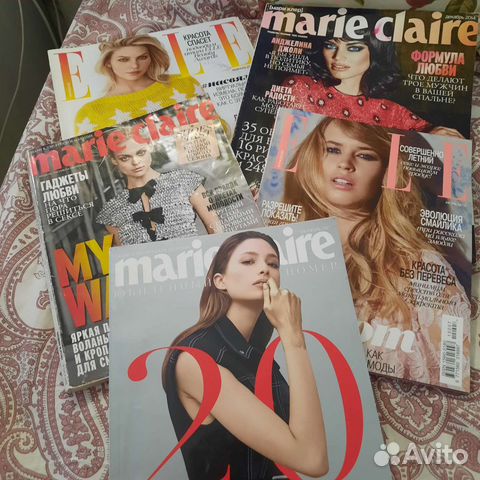 Журнал elle и Mary Claire