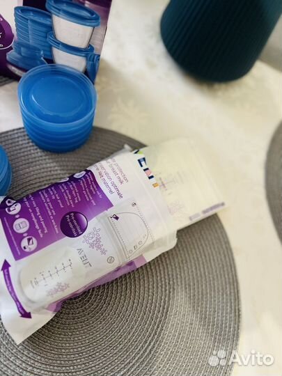 Молокоотсос ручной и полный набор avent philips