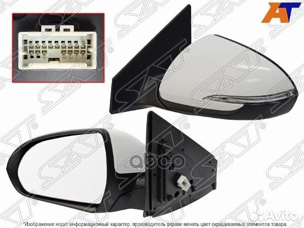 Зеркало hyundai elantra 16-18 LH обогрев, повор