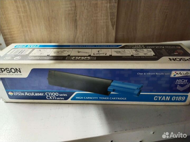 Картридж для Epson C 1100/CX, 0188, 0187, 0189