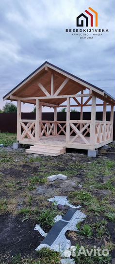 Беседка садовая под ключ