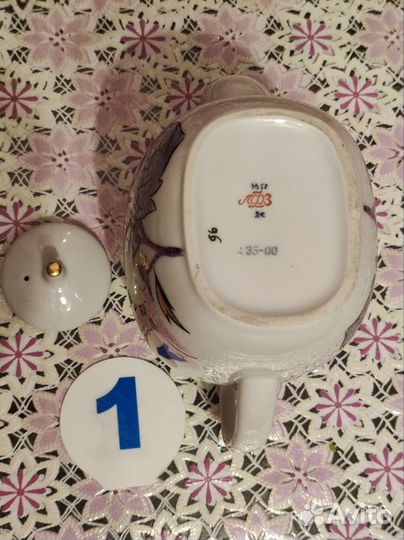 Набор из сервиза Розовая ветка. Лфз. СССР